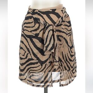 Superdown Animal Print Skirt
